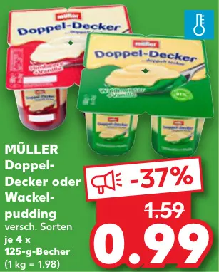 Aanbieding: Doppel-Decker oder Wackelpudding