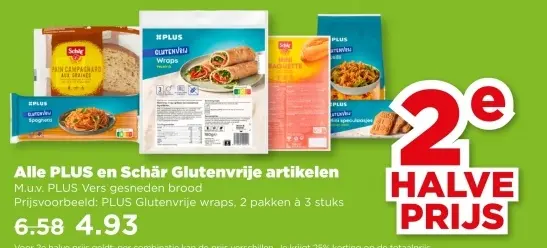 Aanbieding: Glutenvrije artikelen