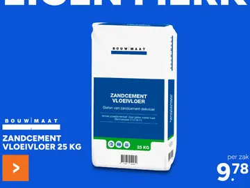 Aanbieding: Zandcement vloeivloer