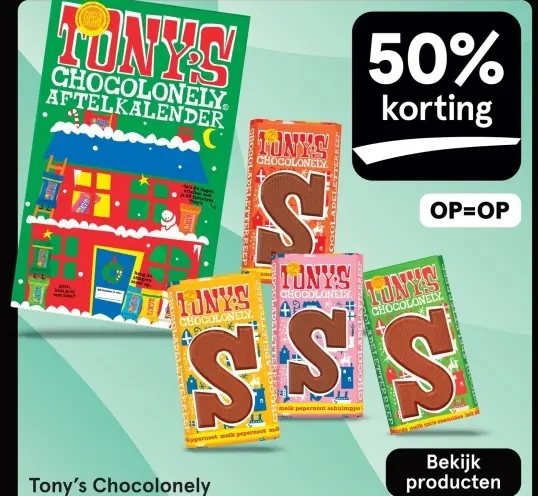 Aanbieding: Chocolonely Aftelkalender