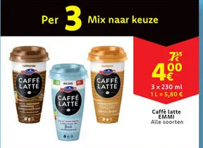 Aanbieding: Caffè latte