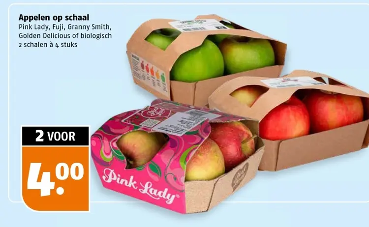 Aanbieding: Appelen op schaal