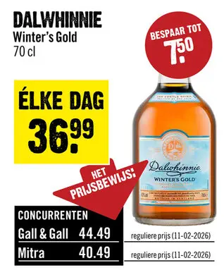 Aanbieding: DALWHINNIE Winter's Gold