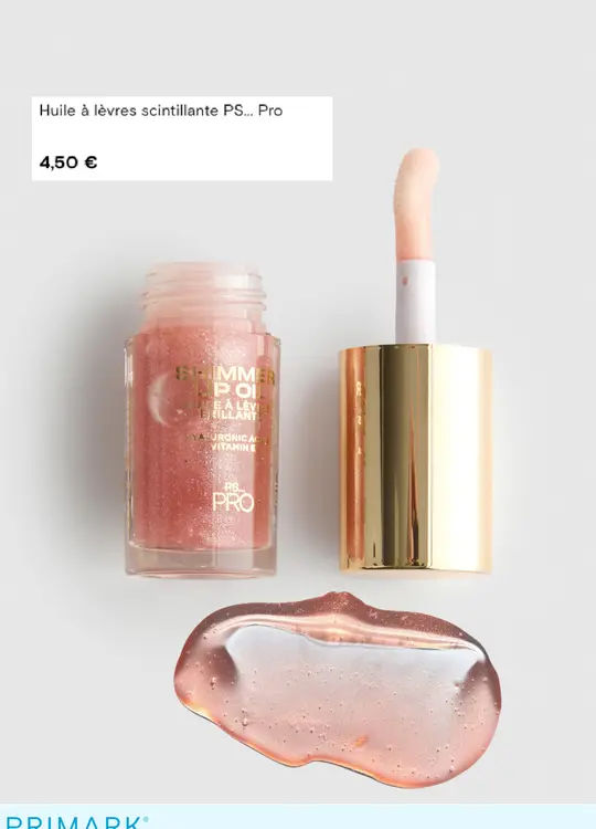 Offre: Shimmer lip oil