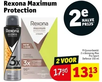 Aanbieding: Rexona Maximum Protection