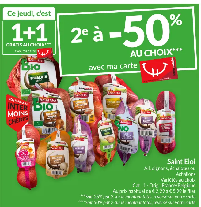 Offre: Ail, oignons, échalotes ou échalions