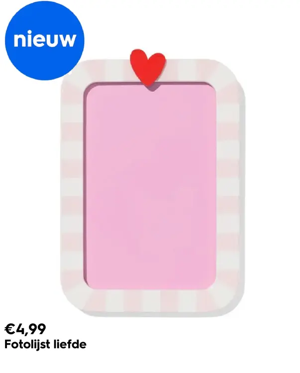 Promotie: Fotolijst liefde