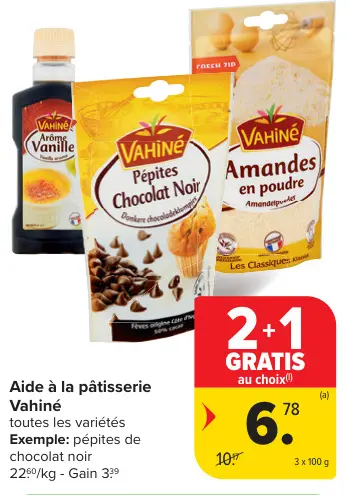 Offre: Aide à la pâtisserie