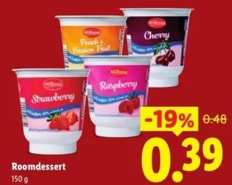Aanbieding: Roomdessert