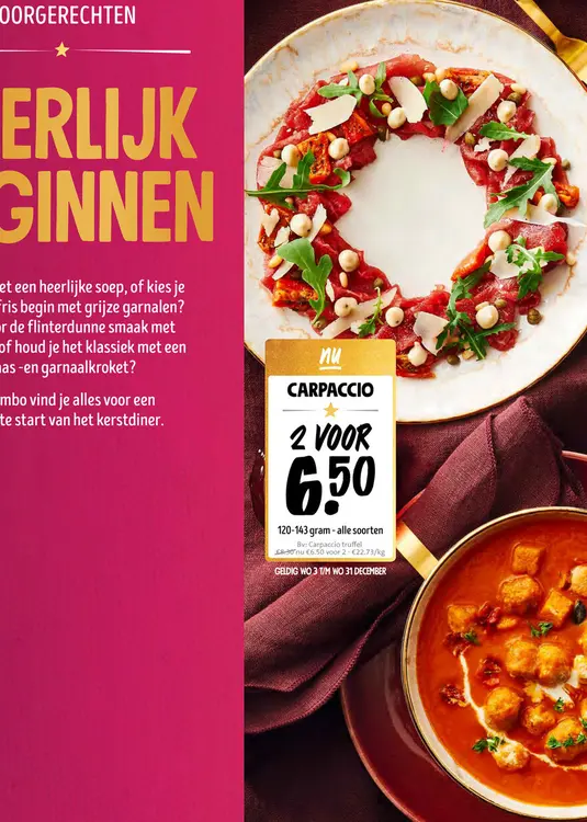 Aanbieding: Carpaccio