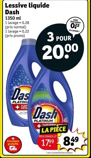 Offre: Lessive liquide