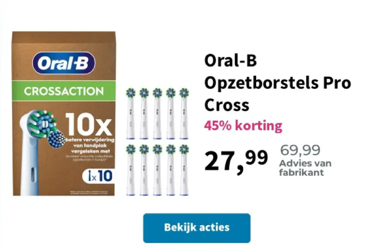 Promotie: Opzetborstels Pro Cross