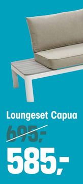 Aanbieding: Loungeset Capua Zand