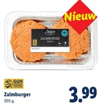 Aanbieding: Zalmburger