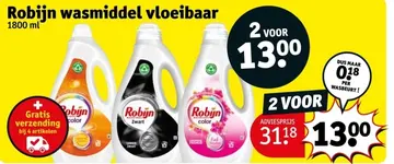 Aanbieding: Robijn wasmiddel vloeibaar