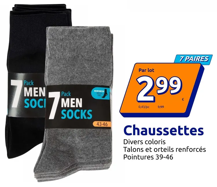 Offre: Chaussettes