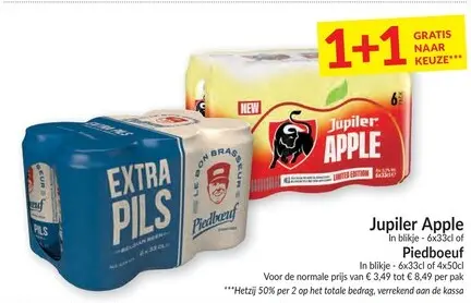 Promotie: Jupiler Apple of Piedboeuf