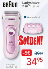 Aanbieding: Braun Ladyshave 2 in 1