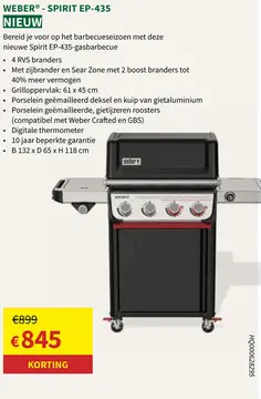 Aanbieding: Weber - spirit ep-435