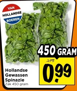 Hollandse Gewassen Spinazie