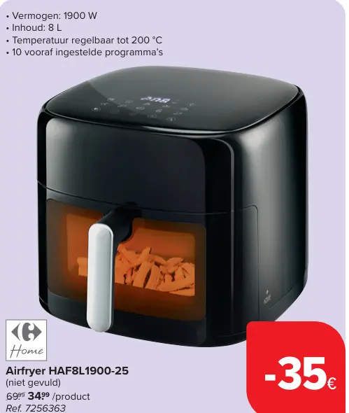 Aanbieding: Airfryer HAF8L1900-25