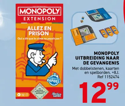 Aanbieding: Monopoly extension allez en prison