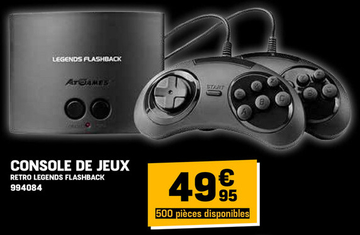 Offre: CONSOLE DE JEUX RETRO LEGENDS FLASHBACK