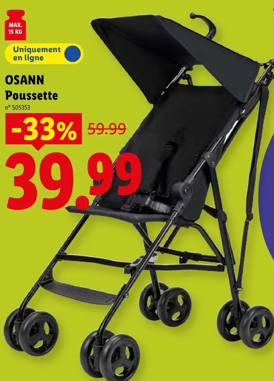 Offre: Poussette