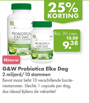 Aanbieding: G&W Probiotica Elke Dag