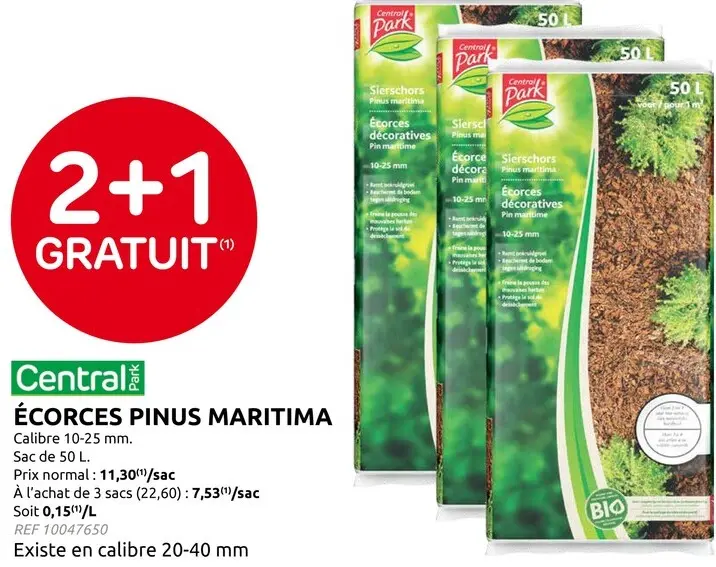 Offre: Écorces pinus maritima