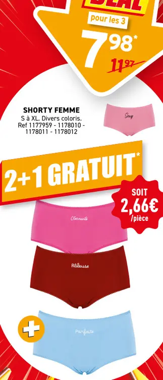 Offre: Shorty