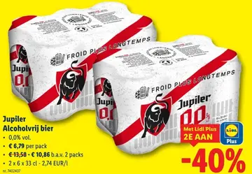 Aanbieding: Jupiler Alcoholvrij bier