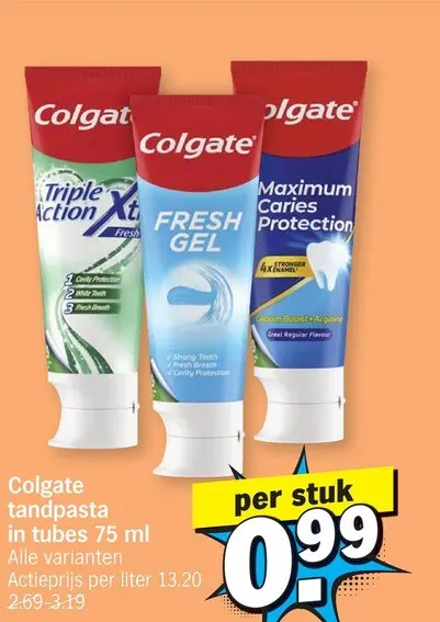 Promotie: Tandpasta