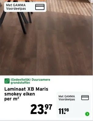 Aanbieding: Laminaat XB Maris smokey eiken