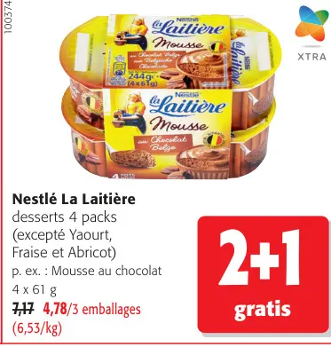 Offre: Nestlé La Laitière desserts