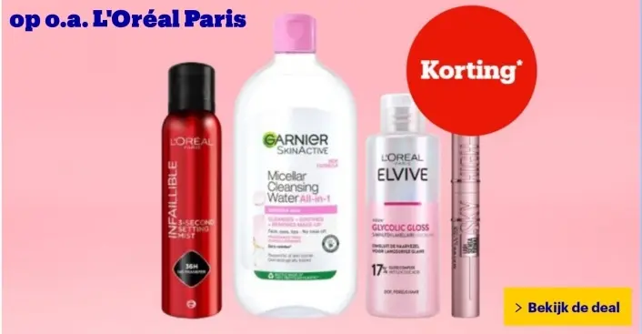 Aanbieding: o.a. L'oreal Paris