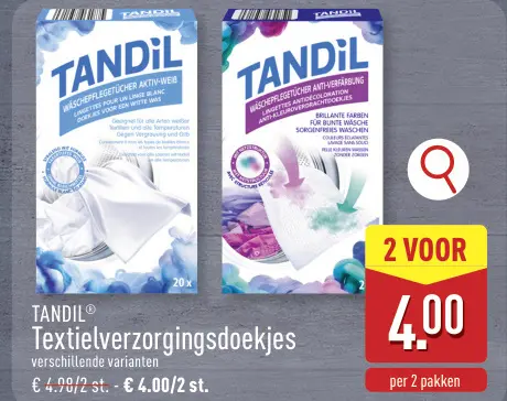 Promotie: Textielverzorgingsdoekjes