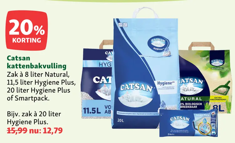 Aanbieding: kattenbakvulling