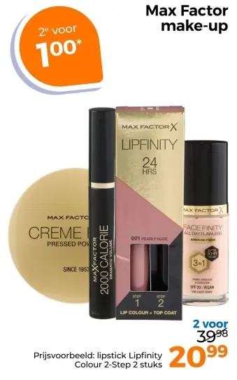 Aanbieding: Max Factor make-up