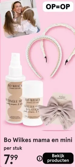 Aanbieding: Bo Wilkes mama en mini