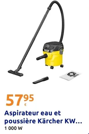 Offre: Aspirateur eau et poussière Kärcher