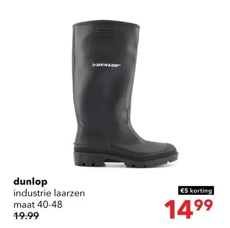 Aanbieding: Dunlop Pricemastor heren industrie laarzen