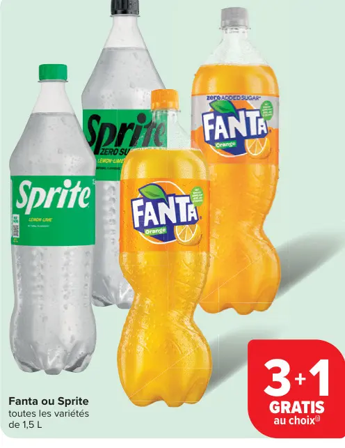 Offre: Fanta ou Sprite