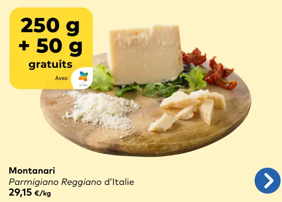 Offre: Parmigiano Reggiano d'Italie