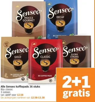 Aanbieding: Alle Senseo koffiepads