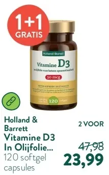 Aanbieding: Vitamine D3 In Olijfolie...