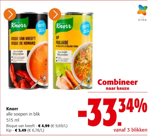 Promotie: Knorr alle soepen in blik