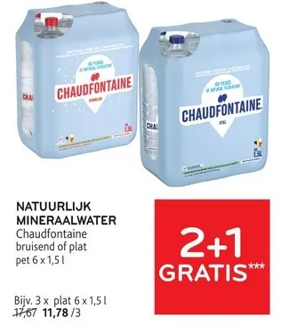 Promotie: Mineraalwater