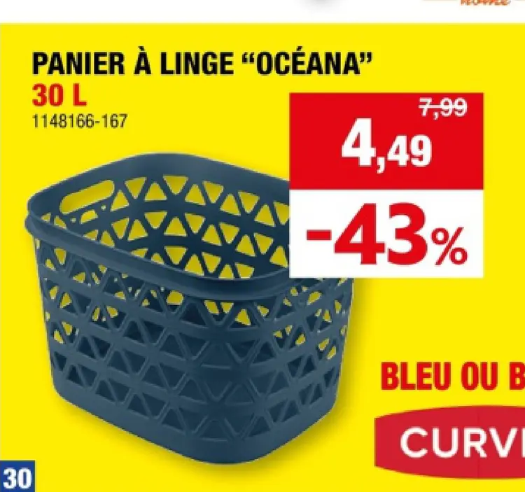 Offre: Panier à linge "océana"