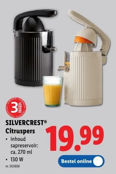 Promotie: Citruspers